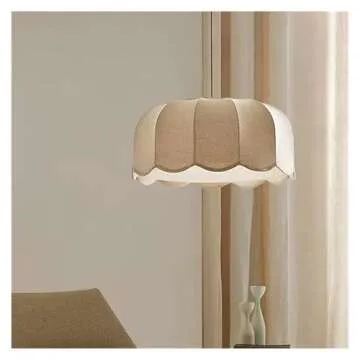 Banana Leaf Pendant Lamp - Elegant Japanese Linen Light