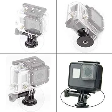 OctinPris 6-Pack Tripod Mount Adapter for GoPro