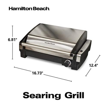 Hamilton Beach Indoor Grill - Adjustable Temperature, Nonstick