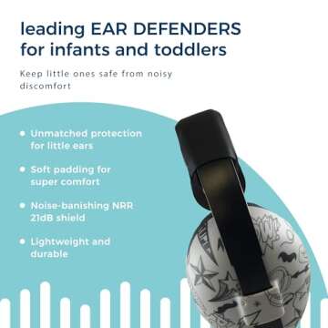 Banz Bubzee Baby Headphones for Noise Protection