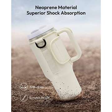 Stylish Water Bottle Bag for Stanley Tumbler - Adjustable & Versatile