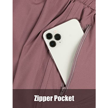 BMJL Women's High Waisted Running Shorts with Pockets