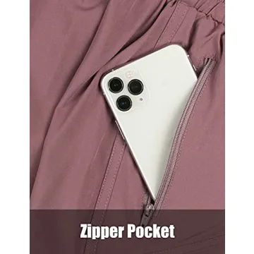 BMJL Women's High Waisted Running Shorts with Pockets