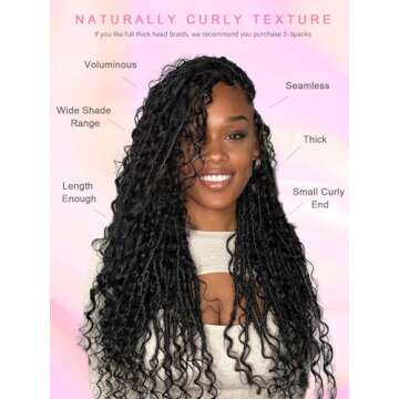 100% Human Braiding Hair for Boho Braids and Styles