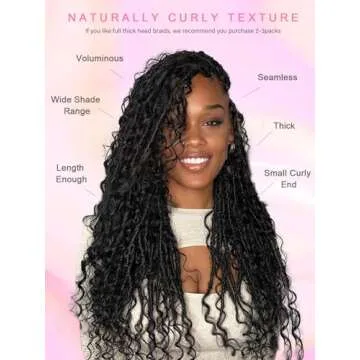 100% Human Braiding Hair for Boho Braids and Styles
