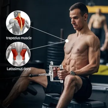 POWER GUIDANCE Triceps Pull Down Attachment for Home Gym