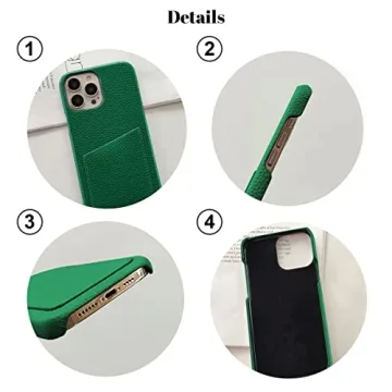 Personalized Initials Luxury Vegan Leather iPhone Case