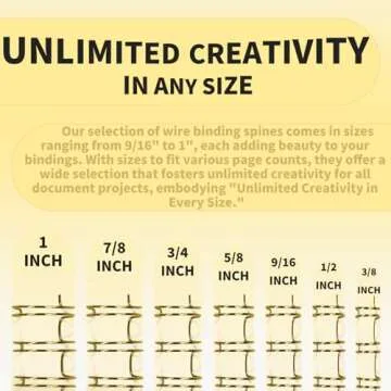 RAYSON Double Loop Binding Wire Spines for 240 Sheets