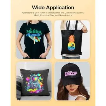 Hiipoo Dark Heat Transfer Paper for Vibrant DIY Printing
