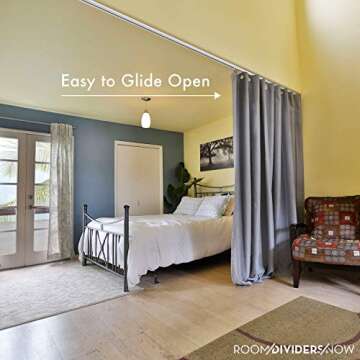 RoomDividersNow Ceiling Track Set - Elegant Room Divider