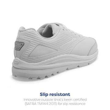 Brooks Women's Addiction Walker 2 Walking Shoe - White/White - 7.5 Medium