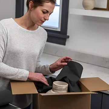 Eco-Friendly Kraft Wrapping Paper Roll - 100 Feet Black