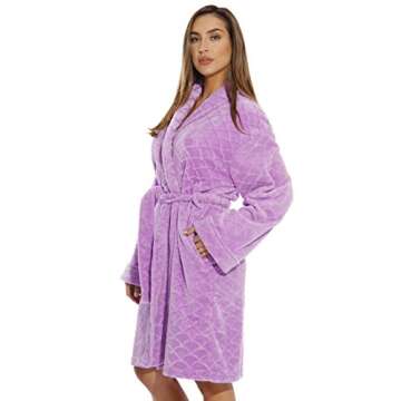 Just Love Kimono Robe Bath Robes for Women 6311-Lilac-M