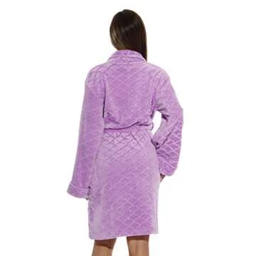 Just Love Kimono Robe Bath Robes for Women 6311-Lilac-M