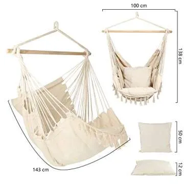 CCTRO Large Hammock Chair - Comfortable Hanging Swing Seat