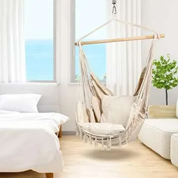 CCTRO Large Hammock Chair - Comfortable Hanging Swing Seat
