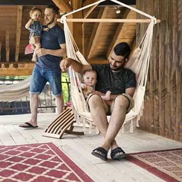 CCTRO Large Hammock Chair - Comfortable Hanging Swing Seat