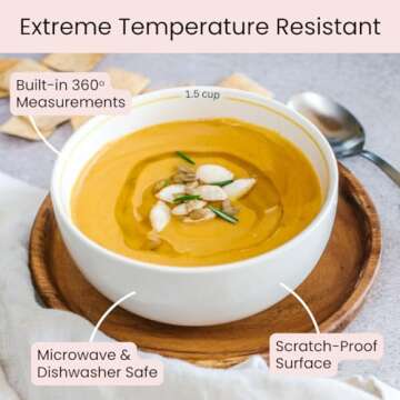 Uba Portion Control Bowl (PORCELAIN) for Measuring, Bariatric Diet, Diabetes & Healthy Eating