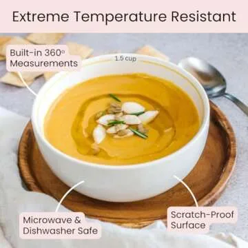 Uba Portion Control Bowl (PORCELAIN) for Measuring, Bariatric Diet, Diabetes & Healthy Eating