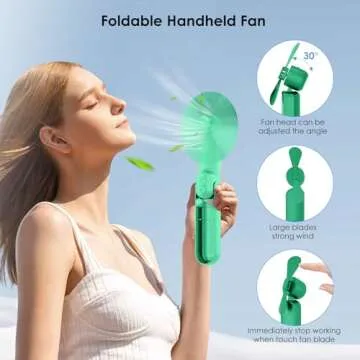 Ohjoin Portable Mini Handheld Fan 4 in 1 for Everyone