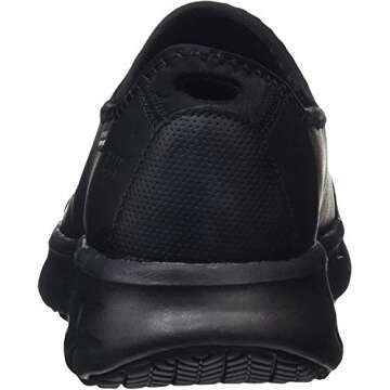 Skechers for Work Women's Sure Track Slip Resistant Shoe, Black, 7 M US