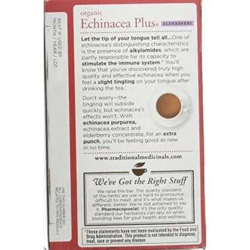 Traditional Medicinals Echinacea Plus Elderberry Tea