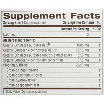 Traditional Medicinals Echinacea Plus Elderberry Tea
