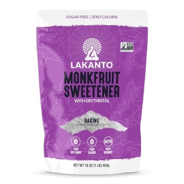 Lakanto Monk Fruit Sweetener - Zero Calorie Baking Substitute