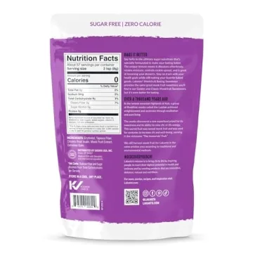 Lakanto Monk Fruit Sweetener - Zero Calorie Baking Substitute