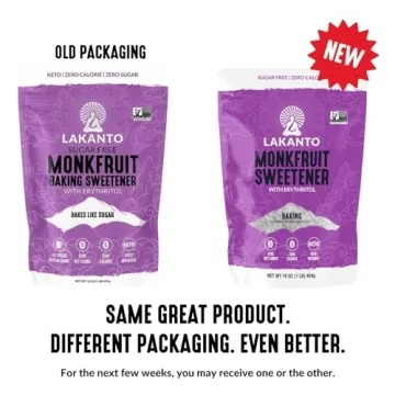 Lakanto Monk Fruit Sweetener - Zero Calorie Baking Substitute