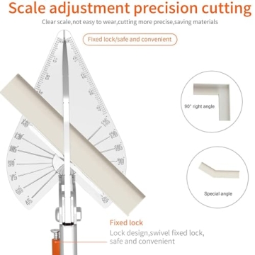 GARTOL Large Miter Shear for Easy Vinyl Wood Cutting