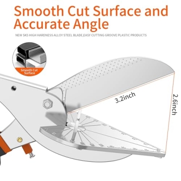 GARTOL Large Miter Shear for Easy Vinyl Wood Cutting