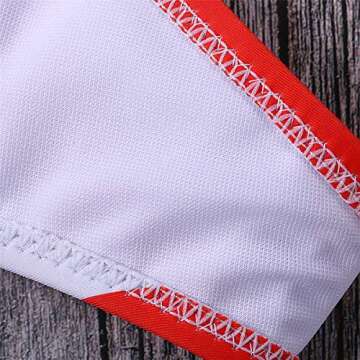 TSWRK Tie Knot Front American USA Flag Bikini Set Triangle Cheeky Bottom Two-Piece Bathing Suit