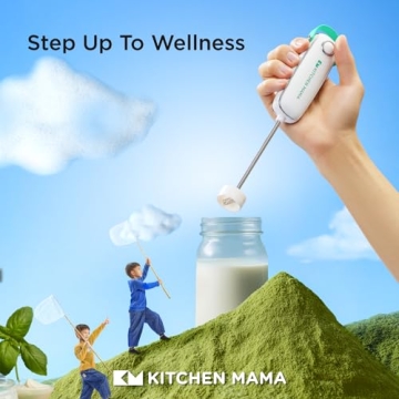 Handheld Electric Milk Frother for Coffee & Protein Drinks