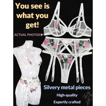 Kaei&Shi Sexy Garter Lingerie Set for Brides & More