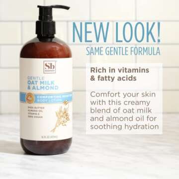 Soapbox Oat Milk & Chai Moisturizing Body Lotion with Shea Butter & Almond Oil | Paraben Free, Cruelty Free, Vegan, Made in the USA (16oz, 3 Pack)