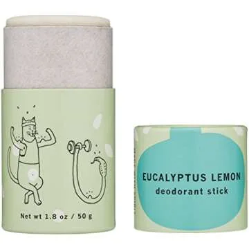 Meow Meow Tweet Lemon Eucalyptus Deodorant Stick, 1.8 oz