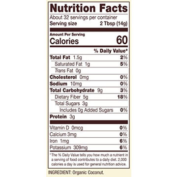 Bob's Red Mill Gluten-Free Coconut Flour 16 Oz for Baking