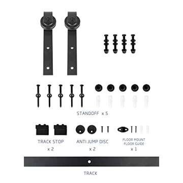S&Z TOPHAND Unfinished British Brace Knotty Barn Door