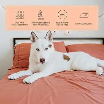 PeachSkinSheets Pumpkin Spice Set - Soft Cooling Sheets