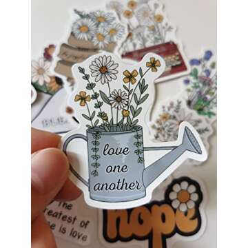 220Pcs Inspirational Christian Stickers, Waterproof Bible Verse Jesus Stickers for Water Bottles Laptop Scrapbook Journaling Planner, Bible Study Vision Board Supplies Christian Easter Gifts for Kids