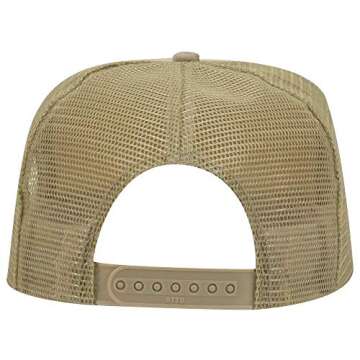 Swell Skateboards Foam Trucker Hats for Men and Women | Snapback & Mesh Baseball Cap Khaki