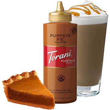 Torani Pumpkin Pie Sauce 16.5 oz Squeeze Bottle