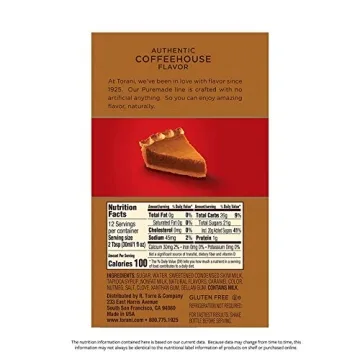 Torani Pumpkin Pie Sauce 16.5 oz Squeeze Bottle