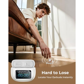 Active Noise Cancelling Wireless Earbuds with Smart Case