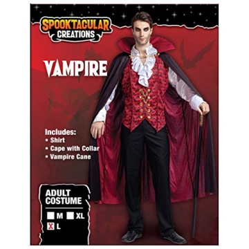 Spooktacular Creations Men's Medieval Vampire Costume
