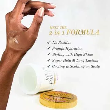 EBIN NEW YORK Braid Formula Dr. Feel Good Super Hold 11oz | Menthol Infused for Cooling Sensation | Smoothing, High Shine, Long-Lasting Hold | Perfect for Braids, Locs & Twists | No Residue