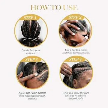 EBIN NEW YORK Braid Formula Dr. Feel Good Super Hold 11oz | Menthol Infused for Cooling Sensation | Smoothing, High Shine, Long-Lasting Hold | Perfect for Braids, Locs & Twists | No Residue