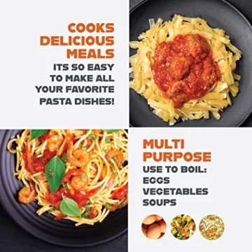 Gotham Steel 5 Quart Nonstick Stock Pot with Strainer Lid