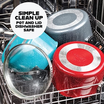 Gotham Steel 5 Quart Nonstick Stock Pot with Strainer Lid